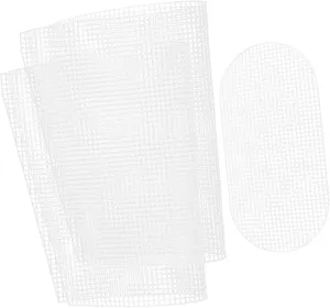 LIFKOME Crochet Bag Kit DIY Woven Bag Making Kits Plastic Canvas Sheets for Handbags