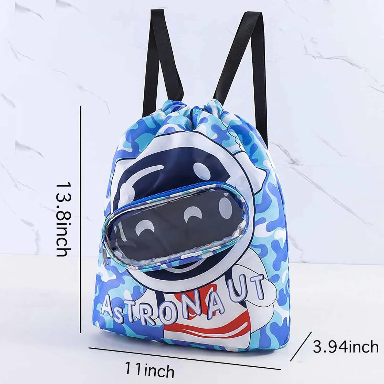 Lightweight Swim Bags for Swimmer Women Men Drawstring Waterproof Small Beach Backpack Gym Swim Gymnastics Dance Backpacks Yoga Camp Bag Camping Knapsack Dry Wet Separated Travel Bag