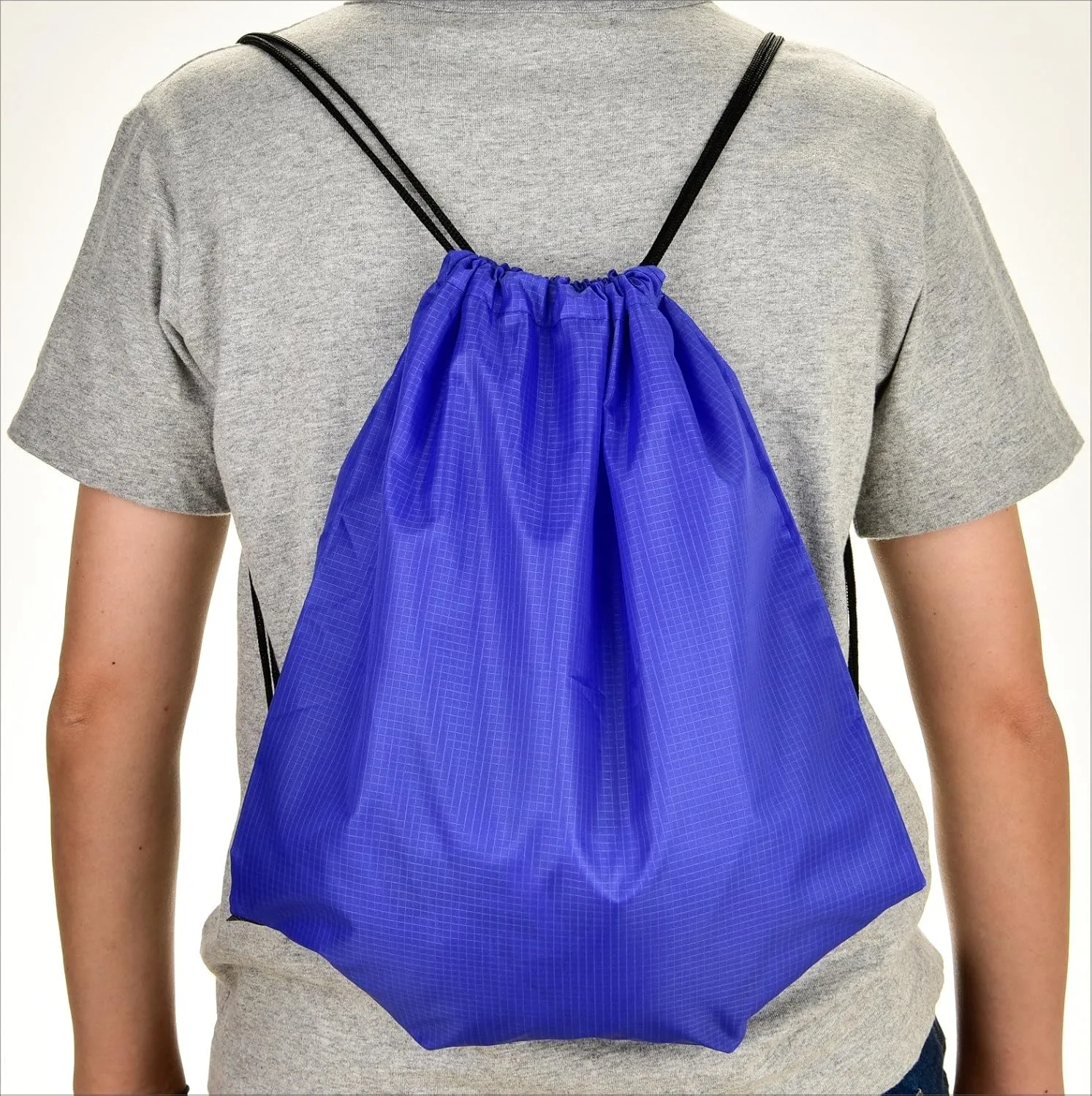 LIHI Bag 10 Pack Ripstop Paty Favor Drawstring Backpack Goody Gift Team Bags