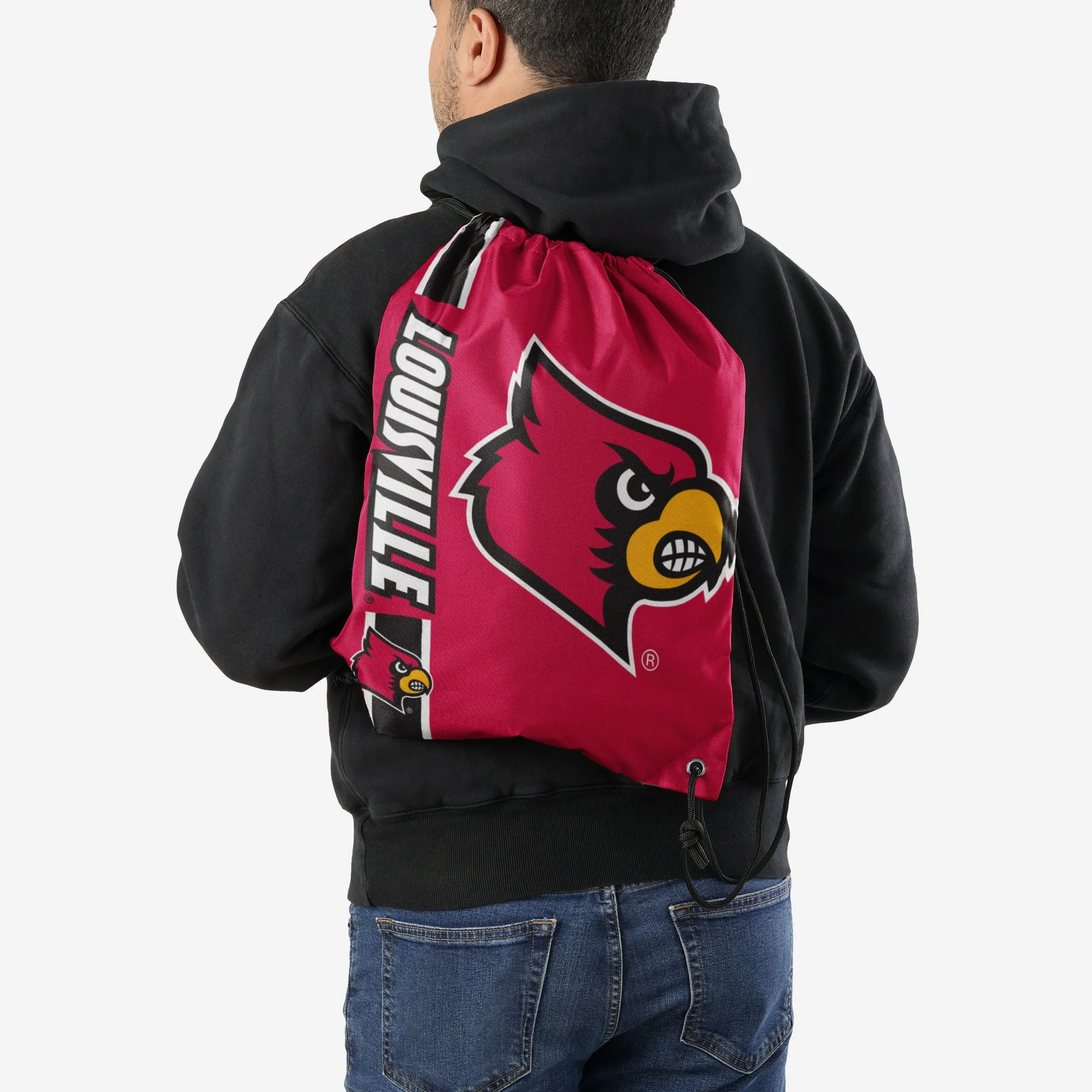Louisville Cardinals Big Logo Drawstring Backpack