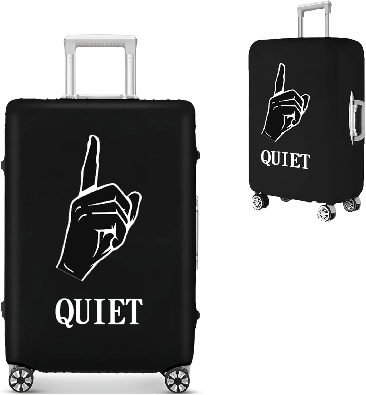 Luggage Covers For Suitcase Tsa Approved, Washable Luggage Cover Elastic Luggage Protector Scratch Resistant Luggage Cover For 28-29 Inch Wheeled Luggage(QUIET-28 inch)