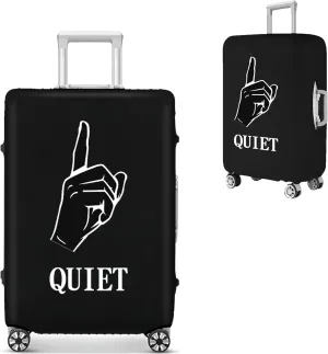 Luggage Covers For Suitcase Tsa Approved, Washable Luggage Cover Elastic Luggage Protector Scratch Resistant Suitcase Cover For 18-20 Inch Wheeled Luggage(QUIET-20 inch)