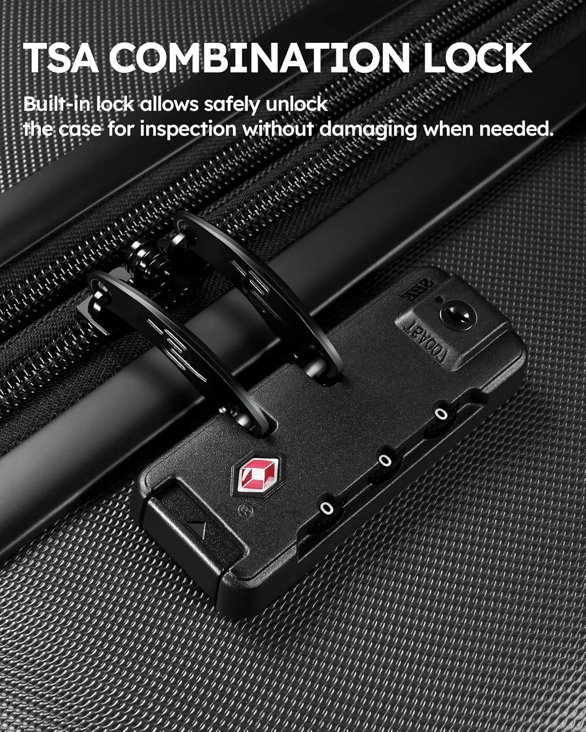 Luggage Expandable Suitcases With Wheels, Hardside Lightweight Carry-on Luggage 20 inch
