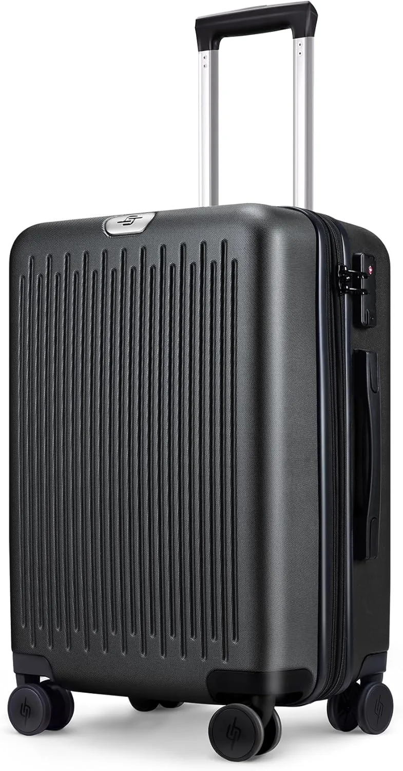 Luggage Expandable Suitcases With Wheels, Hardside Lightweight Carry-on Luggage 20 inch