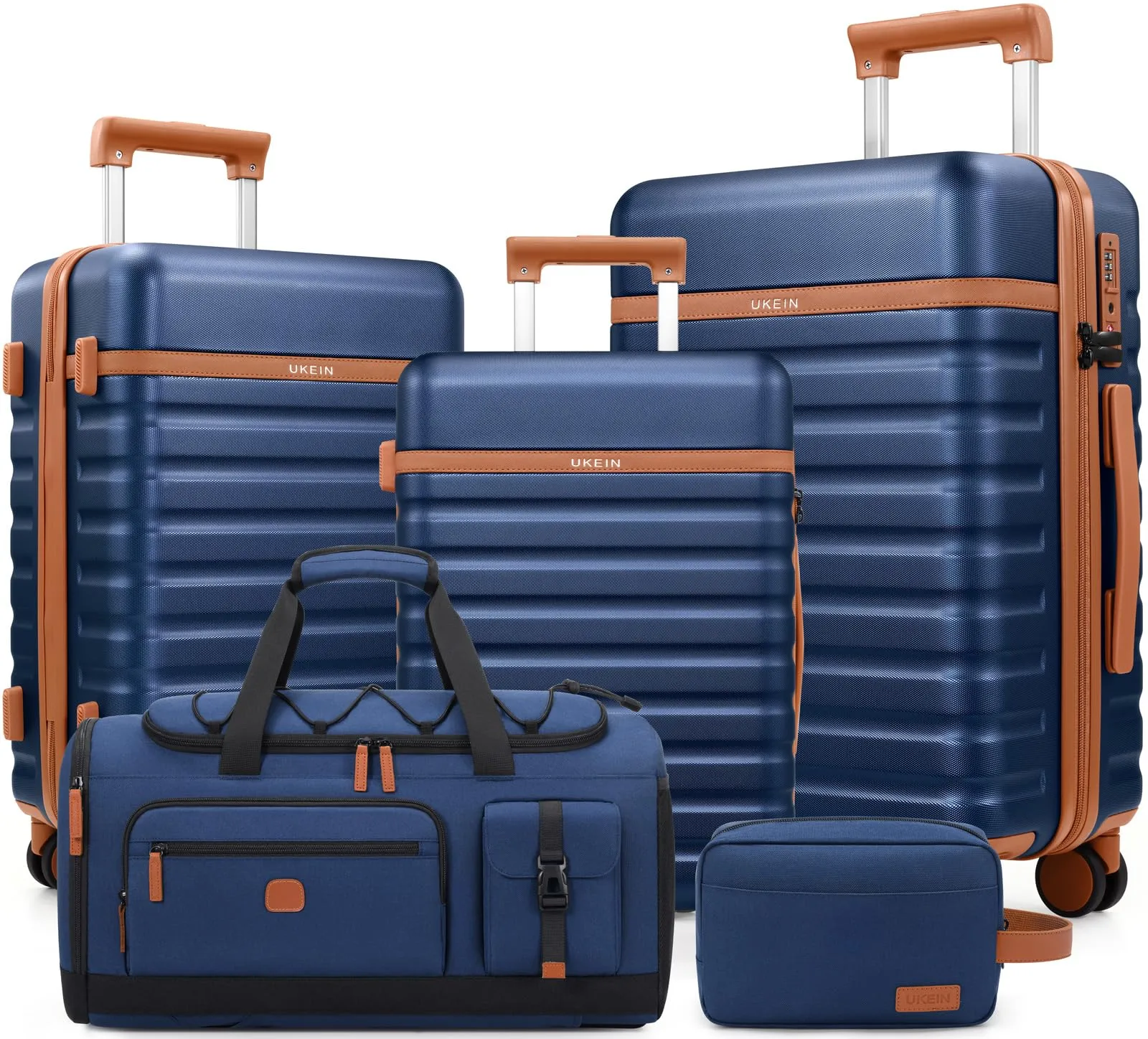 Luggage Sets 3 Piece, Carry-on Luggage 20 Inch with Spinner Wheels Hardside Suitcase Set with TSA Lock,Durable Carry On Suitcase With Travel Backpack for Men Women