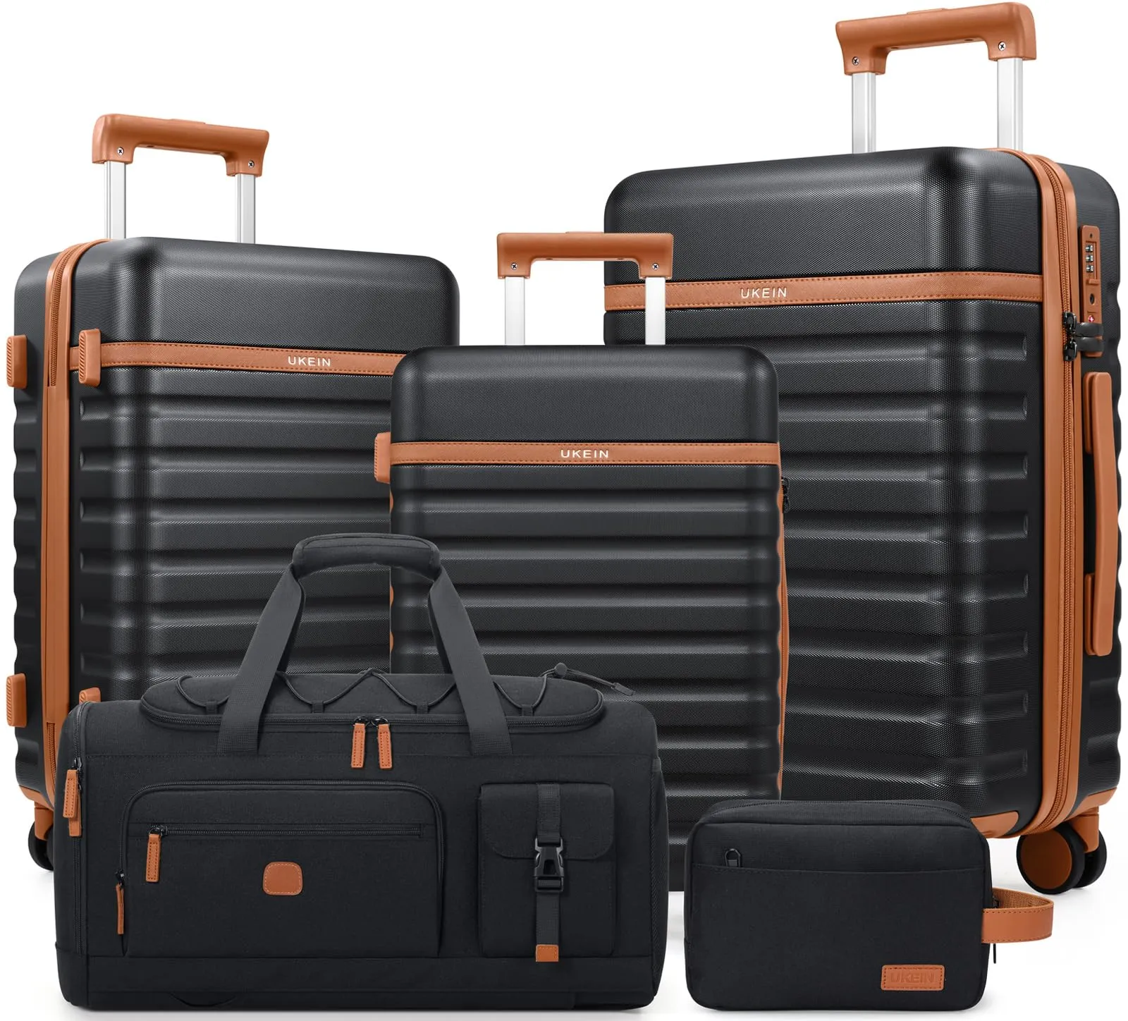 Luggage Sets 3 Piece, Carry-on Luggage 20 Inch with Spinner Wheels Hardside Suitcase Set with TSA Lock,Durable Carry On Suitcase With Travel Backpack for Men Women