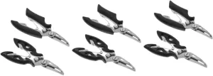 Lurrose 6pcs Multi-function Fishing Shears Compact Reusable Fishing Scissors for Line Cutting Hook Removal and More Ergonomic Design Lightweight for Gear and Equipment
