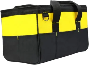 Lurrose Large Capacity Tool Bag Oxford Cloth Tool Kit Bag Storage Pouch Electrician Bag for Construction Reinforced 600d Canvas