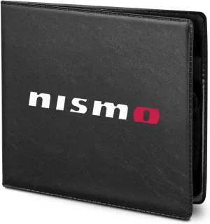 made for Nissan NISMO Car Auto Insurance Registration Black PVC Document Card Holder Wallet