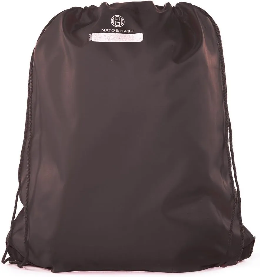 Mato & Hash Camping Drawstring backpack for Birthday parties and Summer Camp