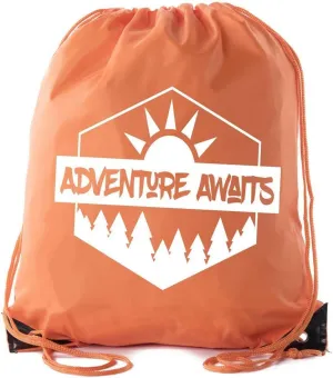 Mato & Hash Camping Drawstring backpack for Birthday parties and Summer Camp
