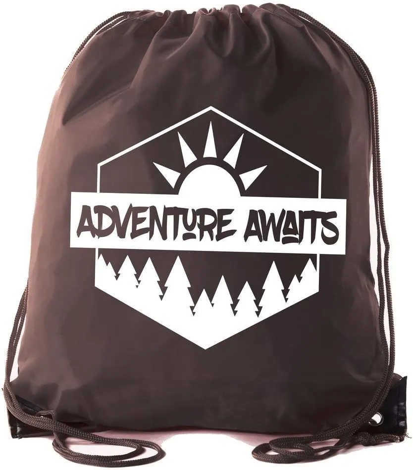 Mato & Hash Camping Drawstring backpack for Birthday parties and Summer Camp
