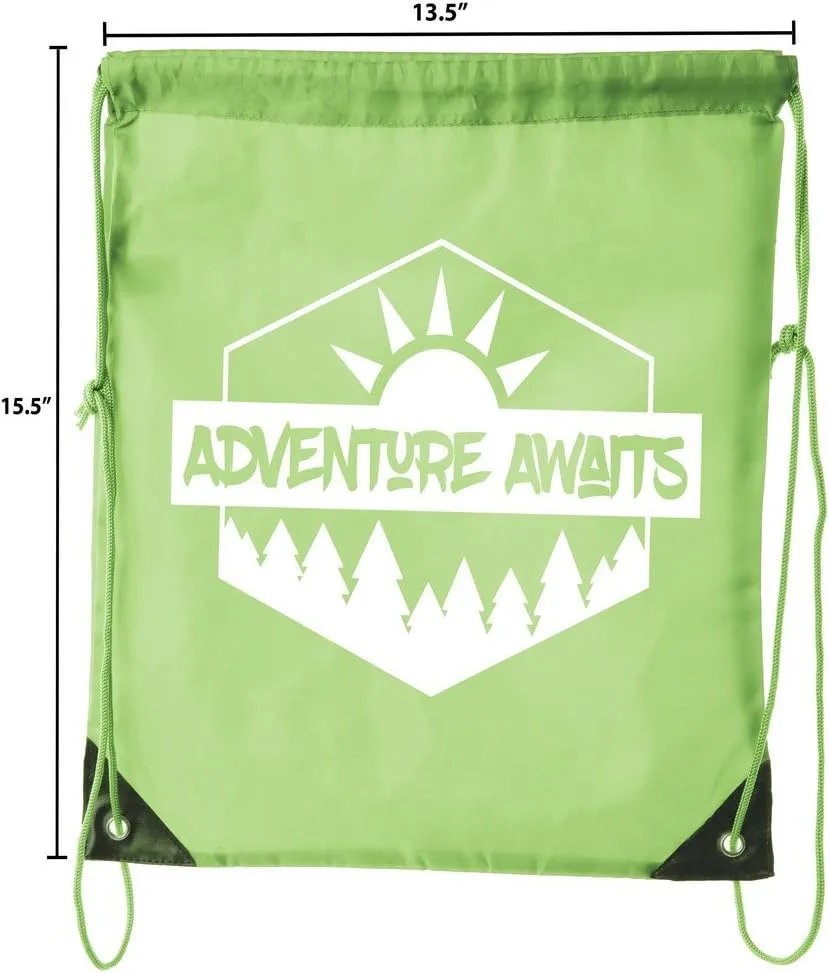 Mato & Hash Camping Drawstring backpack for Birthday parties and Summer Camp