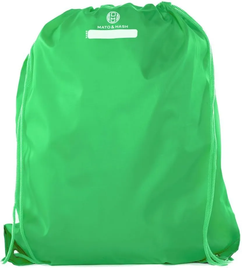 Mato & Hash Camping Drawstring backpack for Birthday parties and Summer Camp