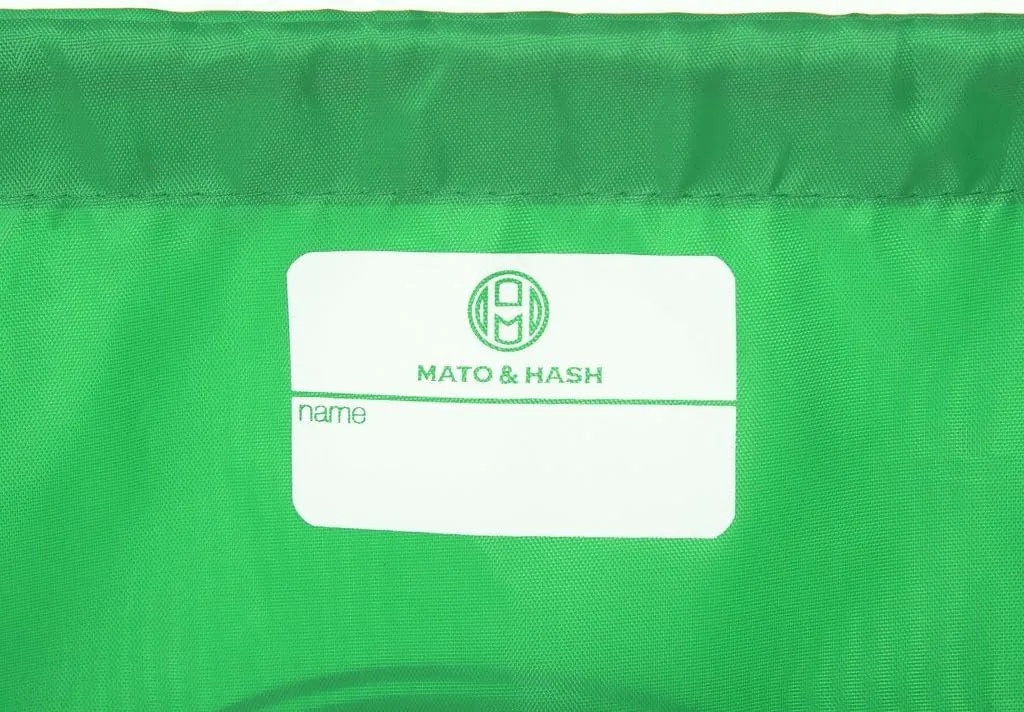 Mato & Hash Camping Drawstring backpack for Birthday parties and Summer Camp