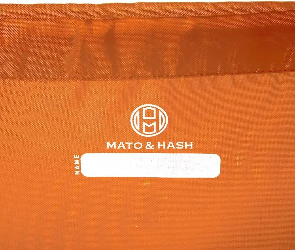 Mato & Hash Camping Drawstring backpack for Birthday parties and Summer Camp
