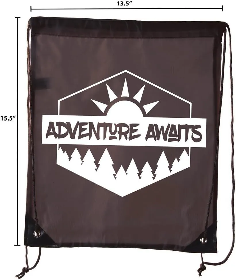 Mato & Hash Camping Drawstring backpack for Birthday parties and Summer Camp