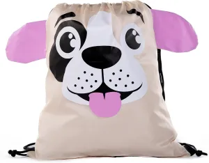 Mato & Hash Party Favor Bags for Kids | Animal Drawstring Backpacks, Goodie Bags for Birthday Parties and More