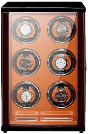 Mechanical Watch Shaker Automatic Watch Winder Solid Wood Piano Paint Exterior Screen Display Silent Motor for Man Wonen Watches Flexible Watch Pillow