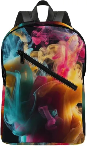Melt In The Water Travel Backpack for Women Men 2 Compartment Laptop Backpacks Laptop Bag Casual Daypack