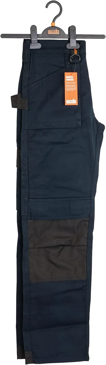 Men's Worker Trousers, Black Work Trousers
