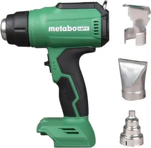 Metabo HPT 18V MultiVolt Cordless Heat Gun, Adjustable Heat Settings, Illuminated LCD Display, Compact and Lightweight Heat Gun, Ergonomic Design, Pro Tool Innovation Award Winner, RH18DAQ4