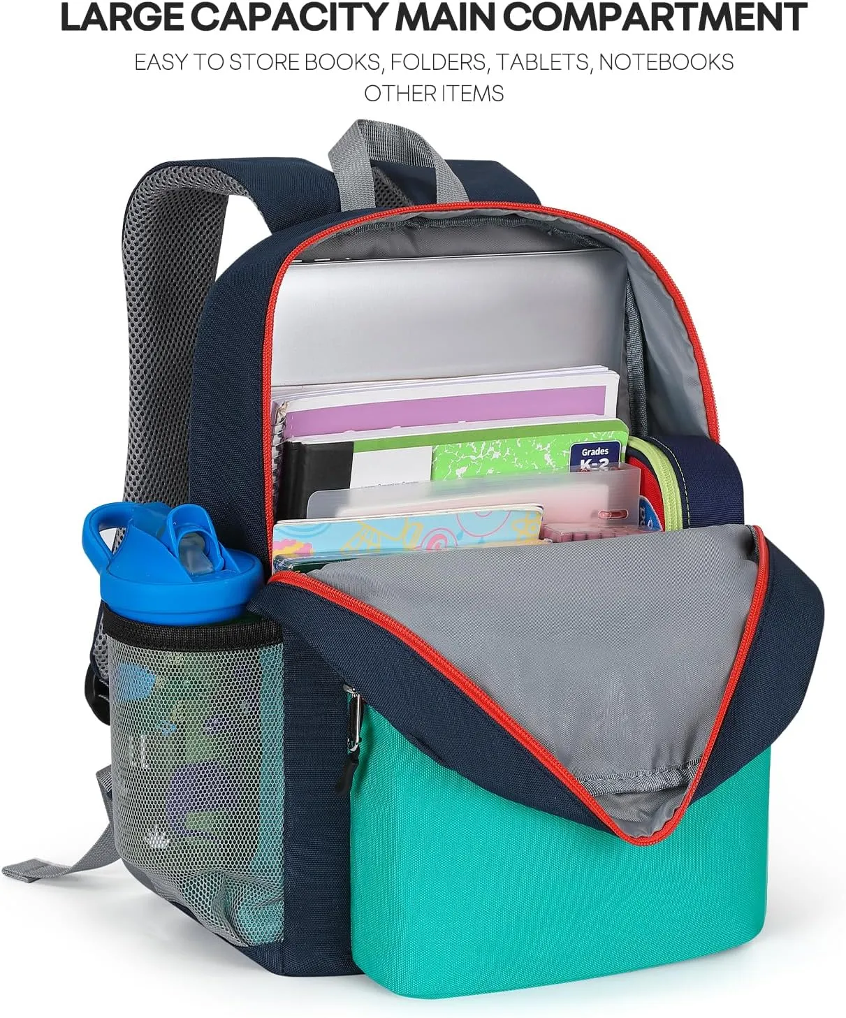 mibasies Kids Backpack for Boys 4-6: Boys Backpacks for Elementary Kindergarten