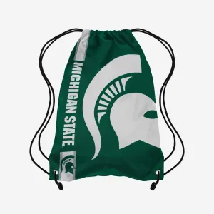Michigan State Spartans Big Logo Drawstring Backpack