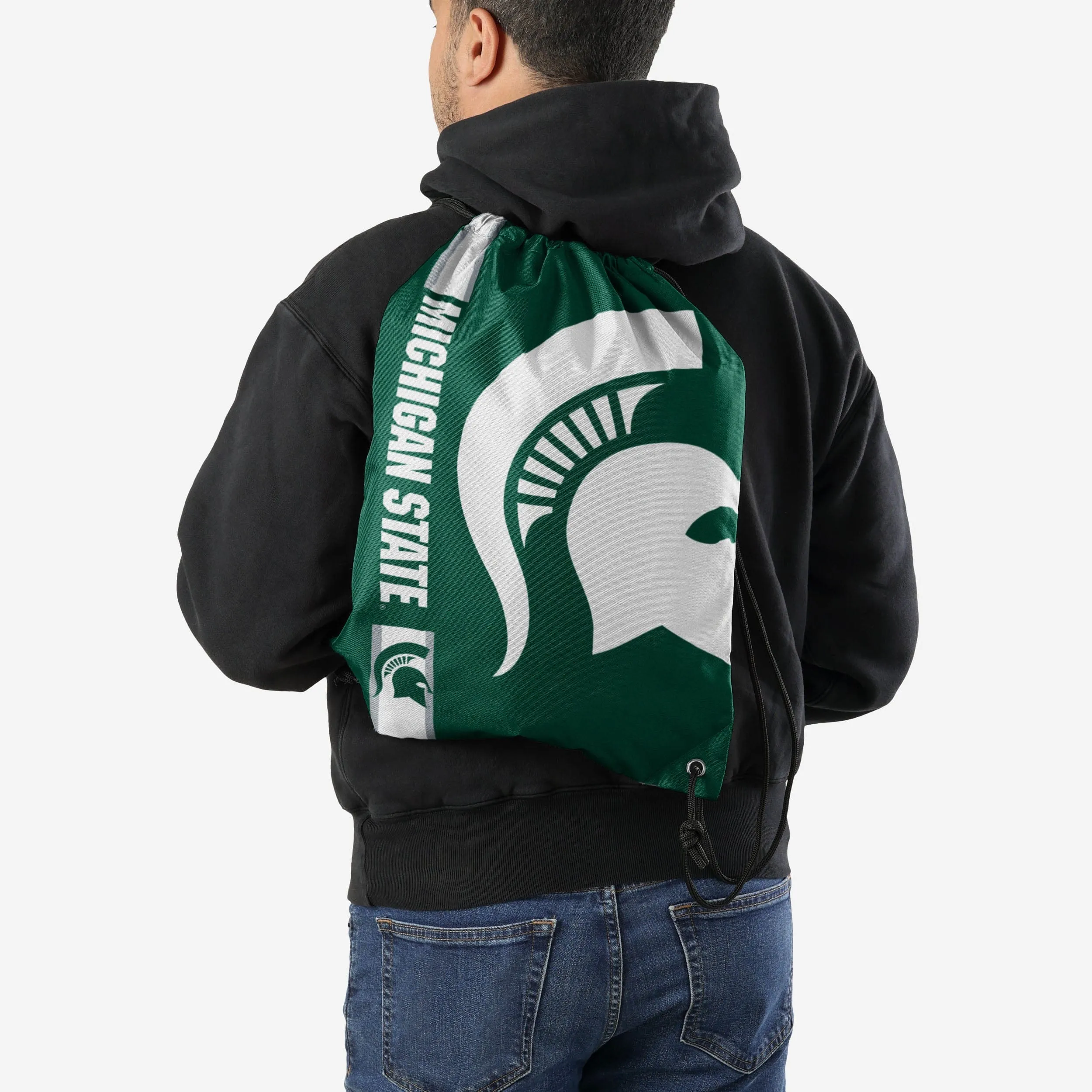 Michigan State Spartans Big Logo Drawstring Backpack