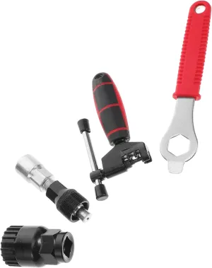 Mikikit 1Set Bicycle Repair Tool Portable Multi Function Crank Puller Shaft Remover for Mountain and Road Bikes Durable Tool Kit for Easy Maintenance and Repairs