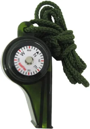 Mini Multifunctional Compass with Thermometer & Survival Whistle – Portable Outdoor Navigation Tool for Camping & Hiking