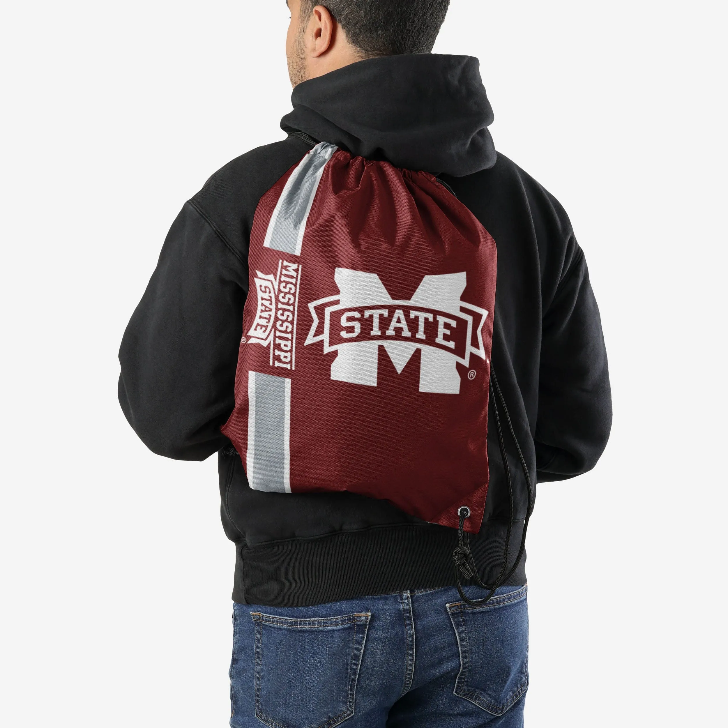 Mississippi State Bulldogs Big Logo Drawstring Backpack