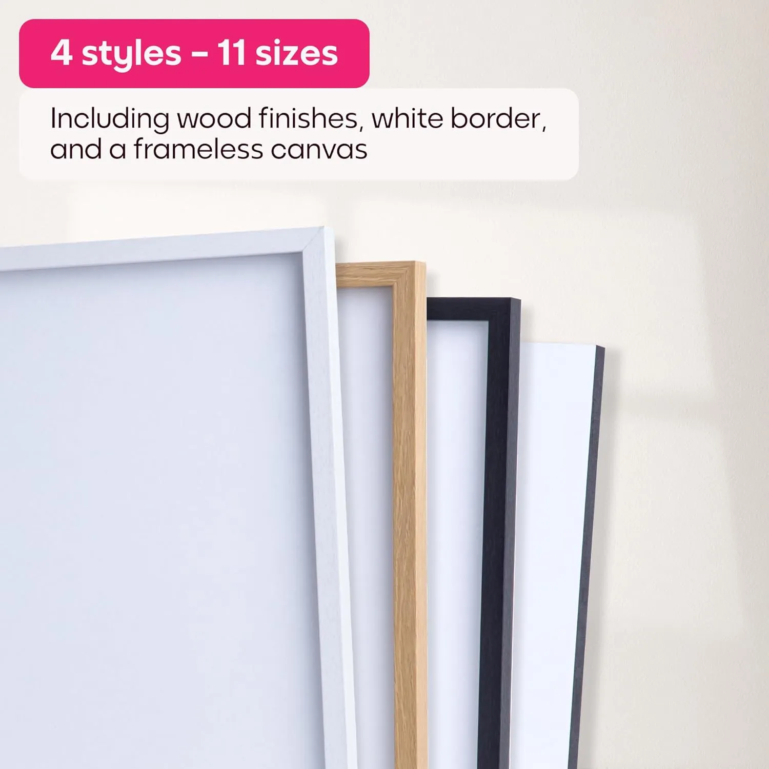 Mixtiles Official Custom Photo Tiles - Personalized Printed Photos - Magnetic Wall Frames - Adhesive Sticker, No Nails - Various Sizes and Frames - 8x8-tiles-Tile - Black Frame