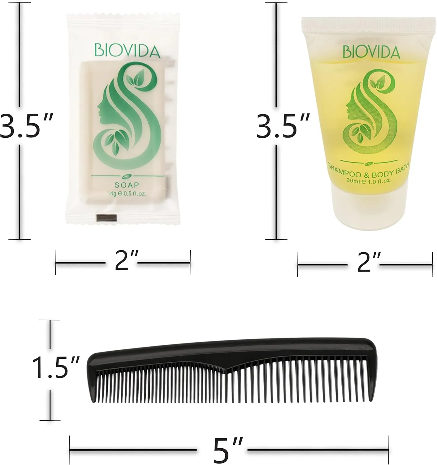 Moda West 96 Hygiene Kits - Bulk Case Wholesale Deluxe Toiletries for Men, Women, Travel, Charity, Includes Shampoo, Deodorant, Toothpaste, Razor, More, Homeless Shelters, Donations, Hotels, Travel