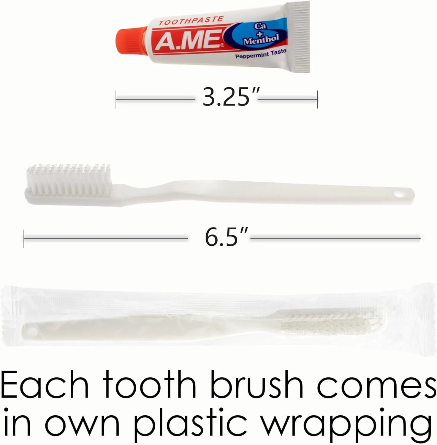 Moda West 96 Hygiene Kits - Bulk Case Wholesale Deluxe Toiletries for Men, Women, Travel, Charity, Includes Shampoo, Deodorant, Toothpaste, Razor, More, Homeless Shelters, Donations, Hotels, Travel
