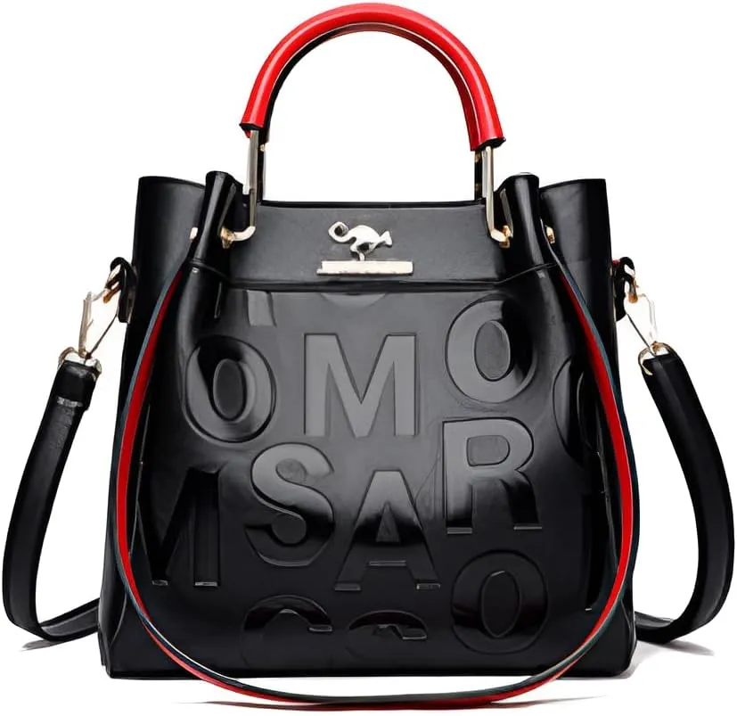 Mokcoliy]Stylish Large Capacity 【Crossbody Bag】 for Women - Soft Leather Embossed 【Shoulder Bag】 - Perfect for Daily Commute, Travel, or Shopping