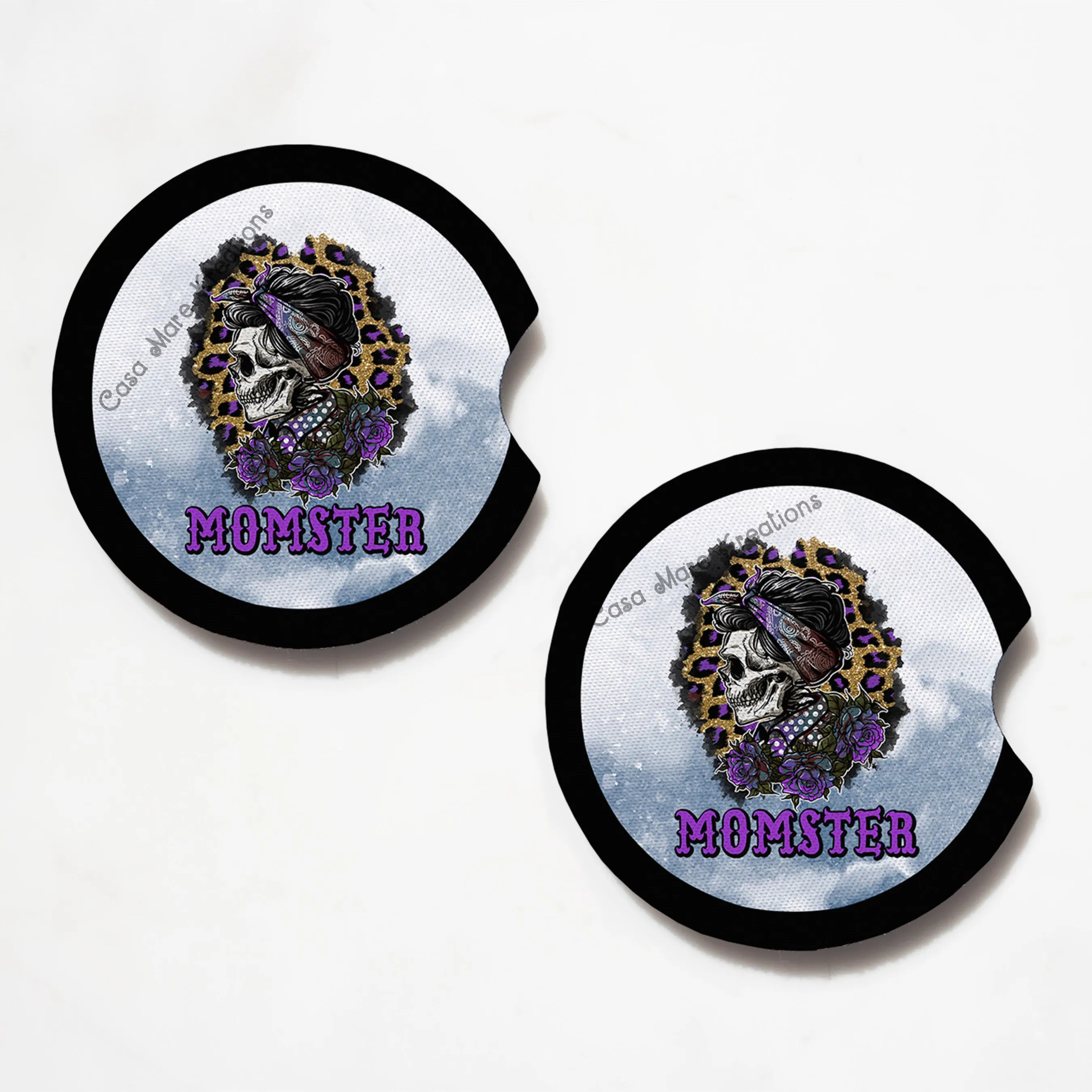 Momster 2.75" Car Coasters