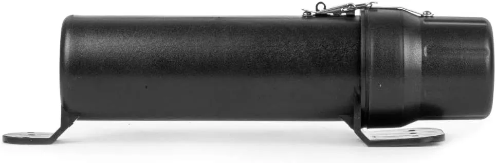 MOTO4U Motorcycle Off-Road Universal Tool Tube Waterproof Storage Canister Tool Repair Box Document Holder Black with Anti-theft lock Ring Small 80MM