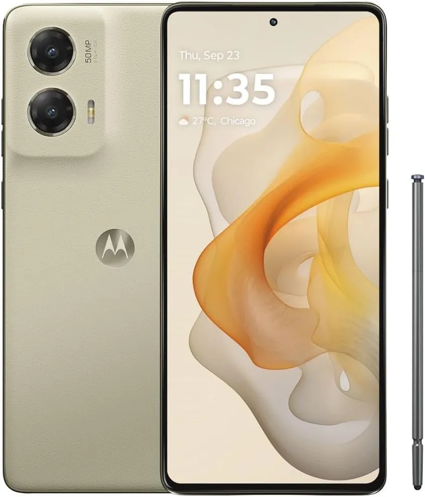 Motorola Moto G Stylus 5G 2024 (128GB, 8GB) 6.7", 50MP Camera, Android 14, Snapdragon 6, 5G / 4G LTE / XT2419 / (Unlocked Caramel Latte) (Renewed
