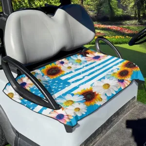 Mumeson Golf Cart Seat Covers Classic Golf Cart Essentials Lightweight Golf Blanket Breathable Golf Cart Cover