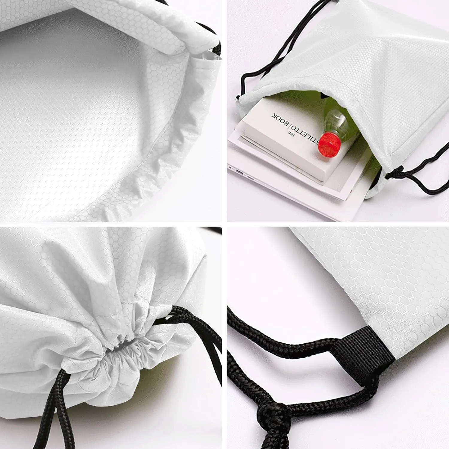 Music Guitar Saxophone Piano Waterproof Drawstring Backpack for Sports Gym for Teen Sackpack String Bag for Basketball Bag