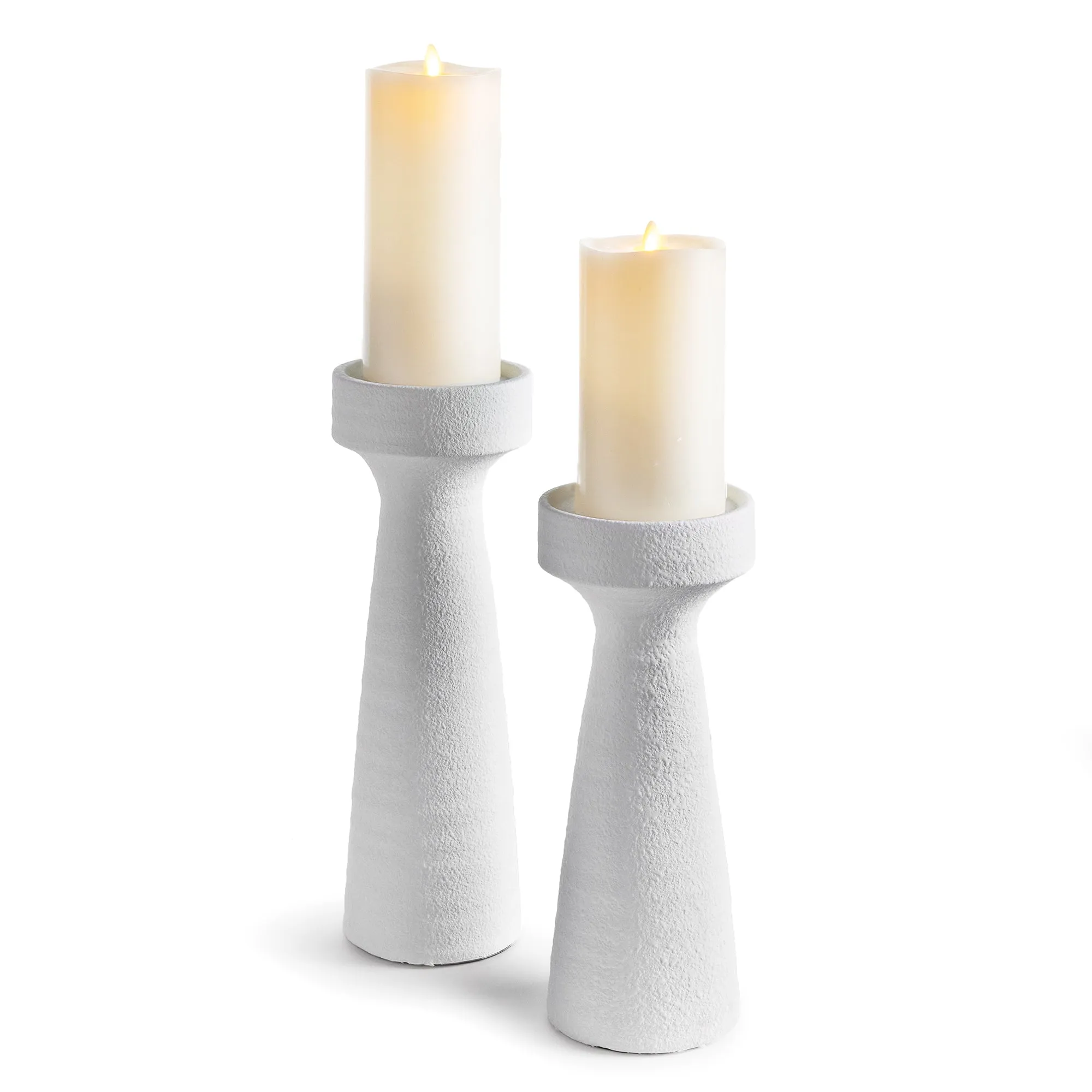 NAPA Home & Garden, COLTON CANDLESTANDS, SET OF 2,N3DG12WH