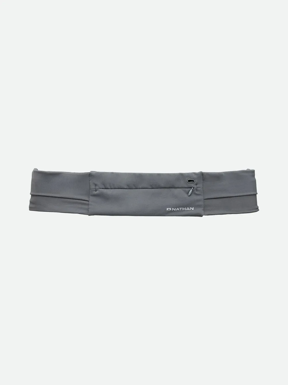 Nathan | Adjustable Fit Zipster 2.0 Storage Belt | Unisex | Gravity Grey
