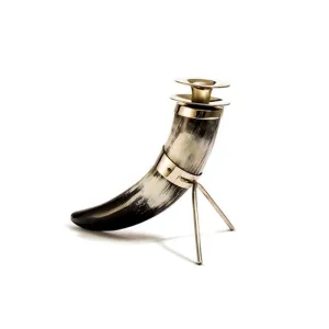 Natural Horn Candle Holder