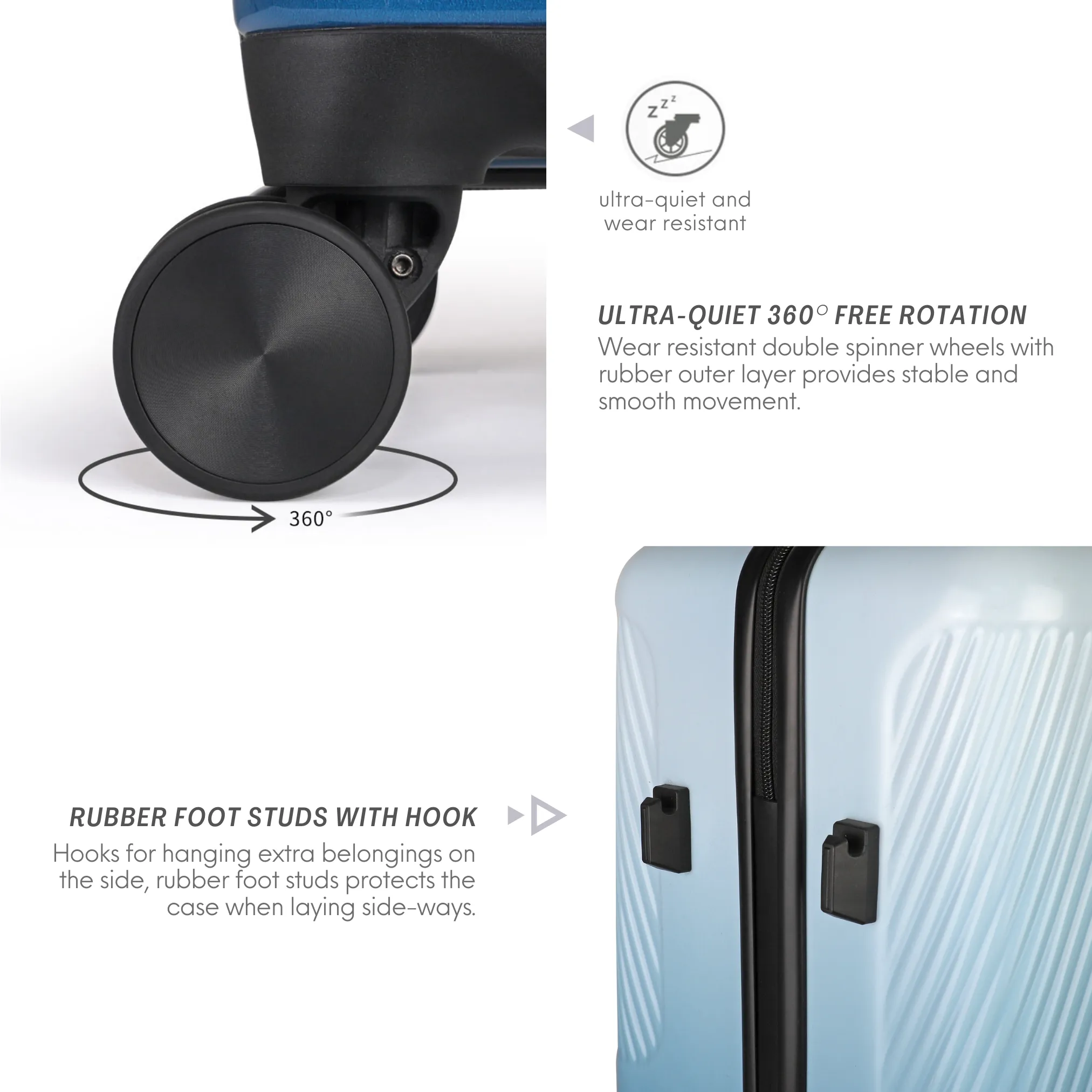 Nature Gradient Lightweight Suitcase - Full Set