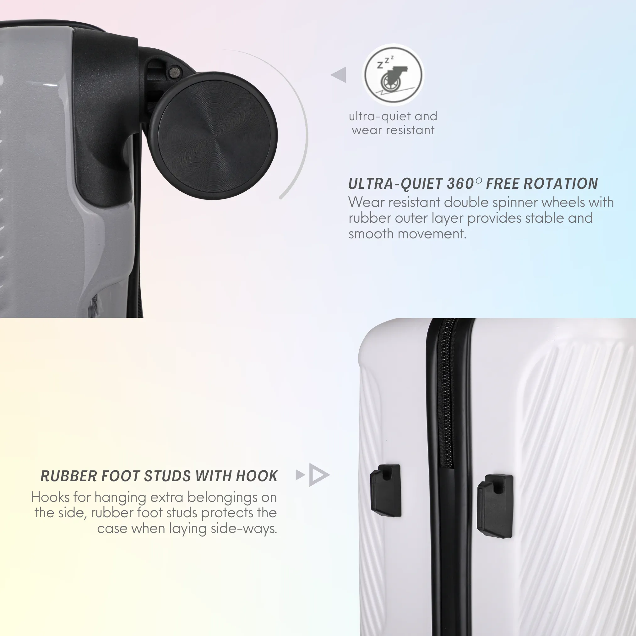 Nature Gradient Lightweight Suitcase - Full Set