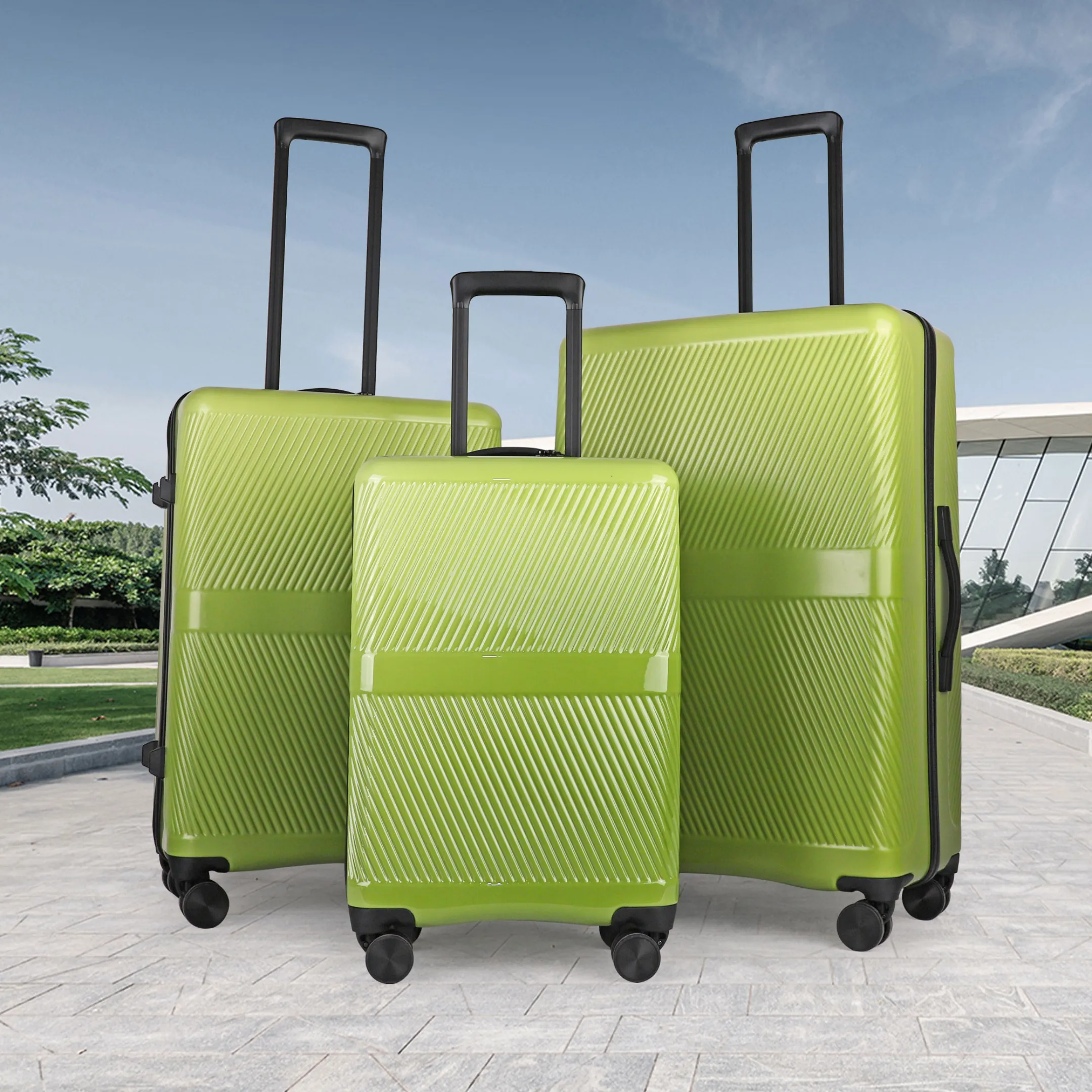Nature Gradient Lightweight Suitcase - Full Set