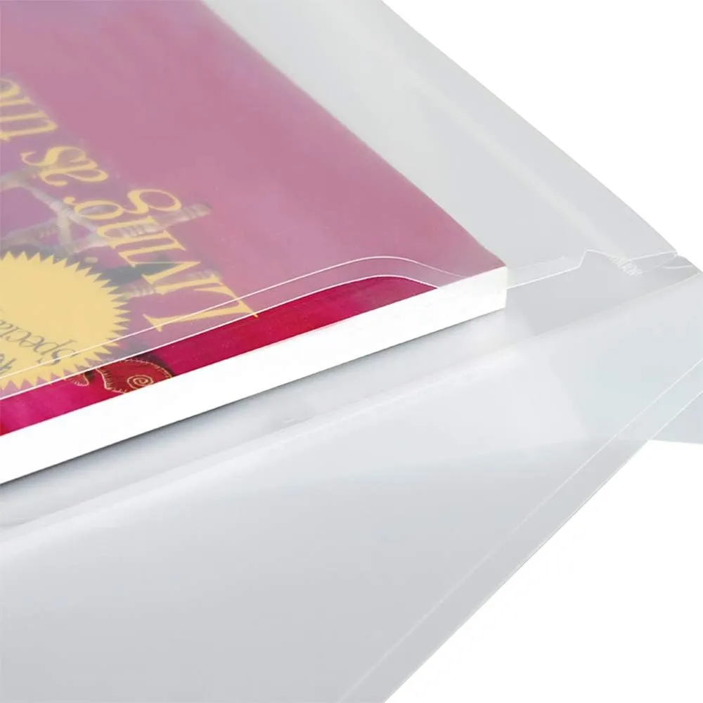 NEO, Document Bag - Button Closure | Natural | Landscape | A4.
