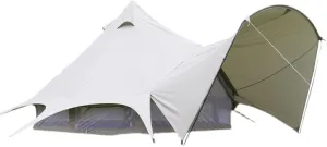 NIEH Bell Tent- W/Stove Jack, 4 Season Luxury Outdoor Camping and Glamping Yurt Tent for Family Camping Outdoor Hunting Party