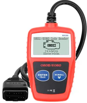OBD2 Scanner MS309 Universal Car Engine Fault Code Reader, Check Engine Light Diagnostics & Emission Monitor, OBDII CAN Diagnostic Scan Tool